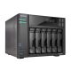 7. NAS Asustor AS6706T; Tower; 6x (3,5" SATA HDD/ 2,5" SSD); Intel Celeron N5105; 8 GB DDR4 SODIMM (max. 16 GB), 2x 2,5-GbE, 4x M.2 2280 NVMe PCIe 3.0, 2x USB 3.2 Gen, 1x HDMI 2.0b, 1x optionale 10-GbE-Karte