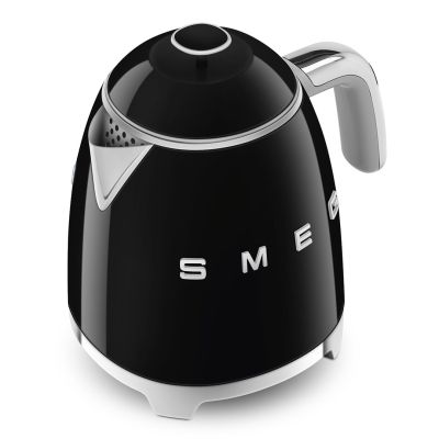 42. SMEG Mini-Wasserkocher 0,8L schwarz Schwarz (KLF05BLEU)