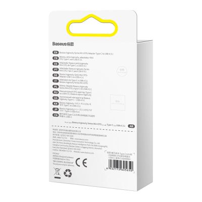 8. Baseus Ingenuity Series USB Type C auf USB-A 3.2 Gen 1 Adapter blau (ZJJQ000003)