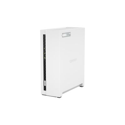 5. Qnap TS-133, Tower, 1 x 2,5"/3,5" SATA, ARM 1,8 GHz Quad-Core, 2 GB RAM, 1 x 1 GbE, externes Netzteil
