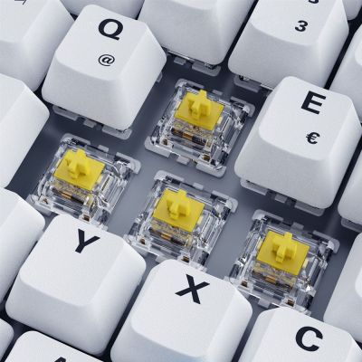 3. Sharkoon SKILLER SGK50 S3 PBT Gaming-Tastatur USB QWERTZ Deutsch Weiß