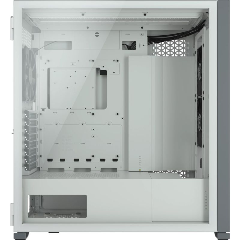 3. Corsair | PC-Gehäuse mit Seitenwänden aus gehärtetem Glas | 7000D Luftzirkulation | Weiß | Full-Tower | Netzteil inklusive | ATX-Format