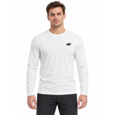 2. Herren-Langarm-T-Shirt aus Baumwolle 4F 4FWMM00TLONM611-10S