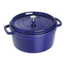 Staub Runder Gusseisentopf – 6,7 Liter, Blau