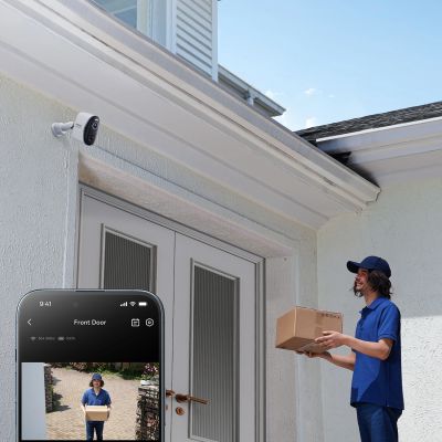 12. Baseus Security N1 2K Outdoor-Kameraset (3 Kameras + Basisstation) – Weiß