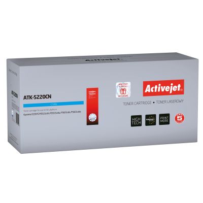 Activejet ATK-5220CN Toner (ersetzt Kyocera TK-5220C; Supreme; 1200 Seiten; blau)