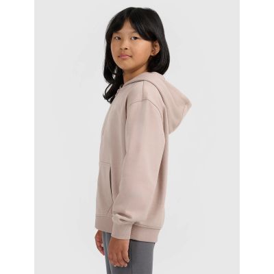 6. Mädchen-Sweatjacke mit Kapuze 4F 4FJRAW25TSWSF2466-83S