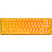 Ducky One 3 Yellow SF Gaming-Tastatur, USB, QWERTY, US-Englisch, Gelb
