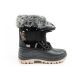 4. Lee Cooper Winterstiefel Kinder isolierte Schneestiefel für Mädchen Schwarz
