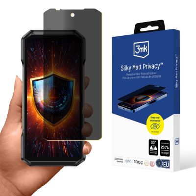 3mk Seidig Matt Blickschutzfolie für Ulefone Armor 27 Pro