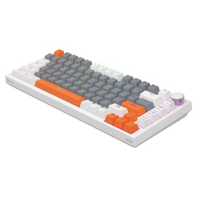 6. SAVIO MAGNETISCHE TASTATUR ASTRAL WHITE OUTEMU WHITE JADE RGB 3 TASTENKAPPEN FARBEN