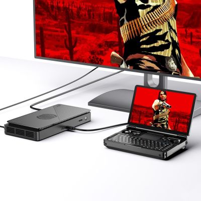 38. Laptop GPD-WinMini-HX37032002B Ryzen AI 9 HX370/7" FHD Touchscreen 120Hz/32GB/SSD 2TB/BT/Schwarze Tastatur/AMD Radeon 890M 8GB/Win 11 Schwarz