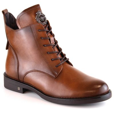8. Schnür- und Reißverschlussstiefeletten Potocki W WOL171C braun 