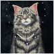 6. Nimmy Lucky Fashion Cat MagSafe Hülle für iPhone 17 Pro - Schwarz