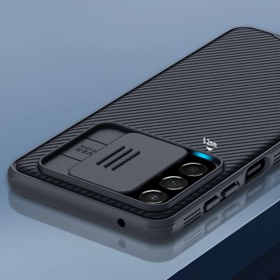 11. Nillkin CamShield Pro Case Gepanzerte Hülle Kameraschutz für Samsung Galaxy A73 Blau