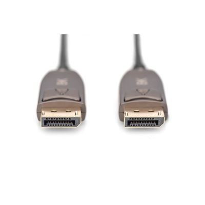 20. DP/DP M/M Kabel Schwarz 10m DisplayPort 1.4 Hybrid AOC 8K 60Hz UHD