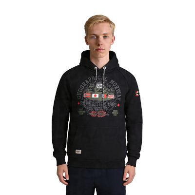 5. Geographical Norway Gexpe DB 100 M Sweatshirt WZ3003H/GN-Schwarz
