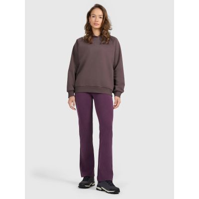 6. Damen-Sweatshirt mit Kapuze, offen, 4F 4FRAW25TSWSF2775-82S