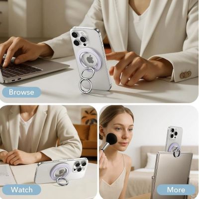 2. ESR Magnetische HaloLock MagSafe Handyhalterung – Lila