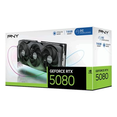 20. Grafikkarte PNY RTX 5080 Triple Fan OC 16 GB