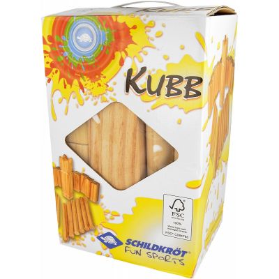 Kubb Schildkröt Fun Sports Gardenspiel in hellbraun