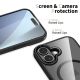 3. Tech-Protect MagMat MagSafe Case für iPhone 17 - Transparent Schwarz