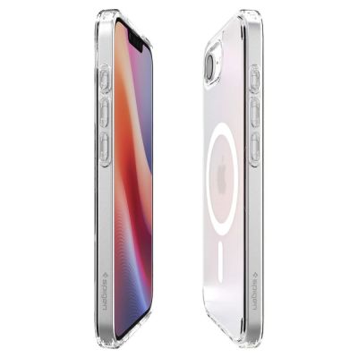 7. Spigen Ultra Hybrid MagSafe Hülle für iPhone 16e / 17e - Weiß, Transparent