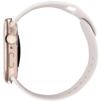 3. Uniq Voute Panzerglas-Gehäuse für Apple Watch 10 46 mm – Roségold