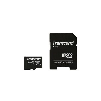 2. 4 GB Transcend SDHC Klasse 10 microSD-Karte mit Adapter
