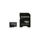2. 4 GB Transcend SDHC Klasse 10 microSD-Karte mit Adapter