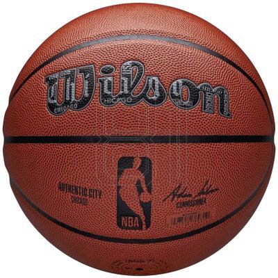 3. Wilson NBA Authentic City Chicago Ball WZ2016002XB Basketball Ball
