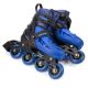 6. Meteor S 30-33 Loky Rollschuhe Schwarz/Blau