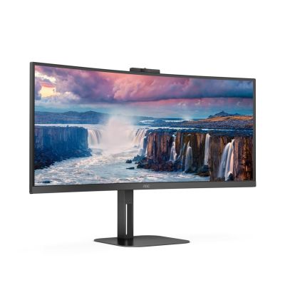 6. AOC V5 CU34V5CW/BK LED-Display 86,4 cm (34") 3440 x 1440 px Wide Quad HD Schwarz