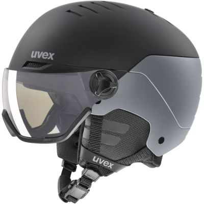UVEX Wanted Visor pro V Skihelm, schwarz matt