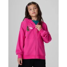 Lockerer Mädchen-Sweatshirt mit Kapuze 4F 4FJKAW26TSWSF3137-54S