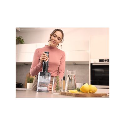 5. Braun Stabmixer für den Hausgebrauch, Edelstahl, 1000 Watt, 25 Geschwindigkeitsstufen, Turbo (0X22111504)