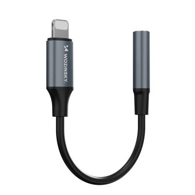 4. Wozinsky WALJ-01 Lightning Adapter - 3,5-mm-Minibuchse - Schwarz