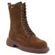 Damen-Ankle-Boots aus Leder, Wildleder, Kamel, Big Star UU274611
