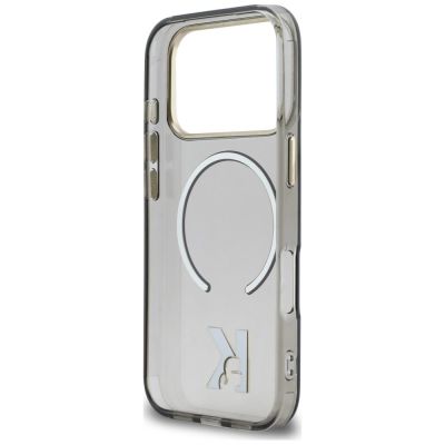 7. Karl Lagerfeld IML K Head Logo MagSafe Hülle für iPhone 17 Pro Max - Schwarz