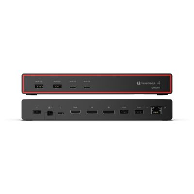 Lenovo ThinkPad USB4 5500 Smart Dockingstation (mit 135-W-Netzteil) | Anzahl DisplayPorts: 2 | Anzahl HDMI-Anschlüsse: 1 | 100 W
