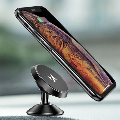 8. Wozinsky Magnetische Autohalterung für Armaturenbrett 360 Selbstklebend Schwarz (WMH-05)