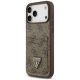 2. Guess 4G nauble Card Triangle Hülle für iPhone 18 Pro Max / 17 Pro Max – braun