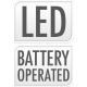 6. LED-Grabsteinkerze mit Engelsfigur – Ruhe in Frieden