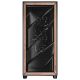 5. Antec FLUX PRO Full Tower Schwarz, Holz