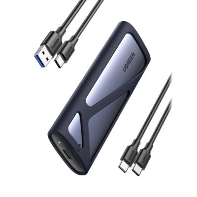 Ugreen CM400 90264 Caddy für M.2 SSD mit USB-C 3.2-Anschluss – Grau