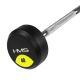 28. Gummierte Festhantel/Stange HMS 40 kg GSG-40 