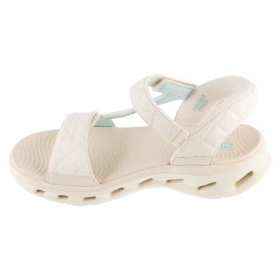 2. Skechers Slip-Ins: GO Walk Glide-Step 2.0 Sandalen – Cozy Fit Jada 141276-NAT, Beige, 36