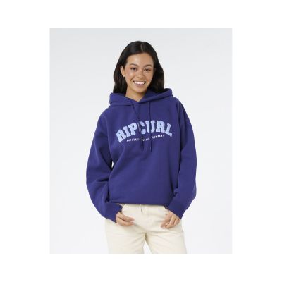 Damen RIP CURL Varsity Hoodie Blau