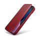 7. iCarer CE Oil Wax Premium Leather Folio Case iPhone 14 Plus Magnetic Flip Leather Folio Case MagSafe Red (AKI14220707-RD)