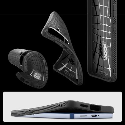 16. Spigen Liquid Air Hülle für Samsung Galaxy S25 – mattschwarz
